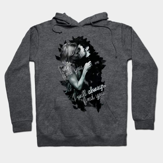 I will always find you - Emma and Hook Hoodie by CursedRose